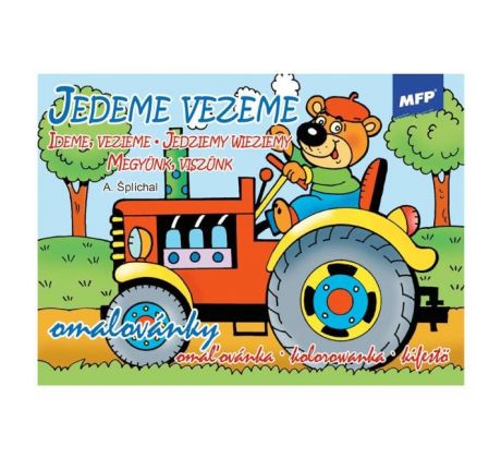 Maľovanka A5 Ideme, vezieme