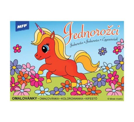 Maľovanka A5 Jednorožci