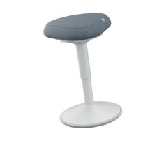 Ergonomická balančná stolička Leitz Ergo na sedenie, svetlo šedá