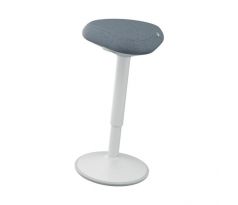 Ergonomická balančná stolička Leitz Ergo na státie, svetlo šedá
