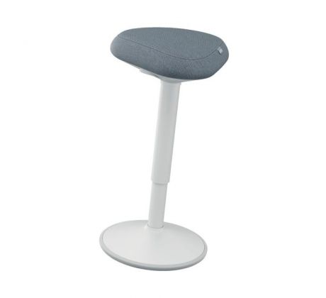 Ergonomická balančná stolička Leitz Ergo na státie, svetlo šedá