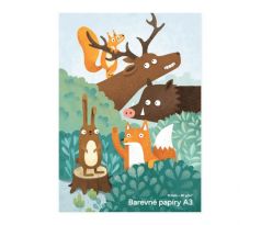 Farebný papier A3 10 listov