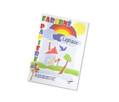 Farebný papier samolepiaci A4 8-hárkový