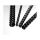 Plastic back 22 mm, black*50ks (LAMRE21DR22N)