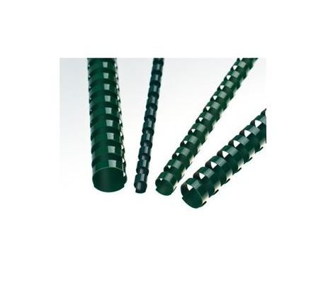 Plastic back 8 mm, green*100ks (LAMRE21DR08V)