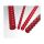 Plastic back 22 mm, red*50ks (LAMRE21DR22R)