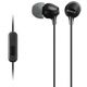 Slúchadlá do uší s mikrofónom SONY MDR-EX15AP, handsfree, čierne (MDREX15APB.CE7)