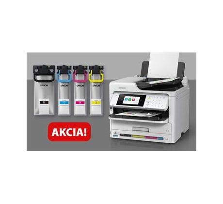 AKCIA: MFP EPSON WorkForce Pro WF-C5890DWF + CMYK na 5.000 strán (C11CK23401)