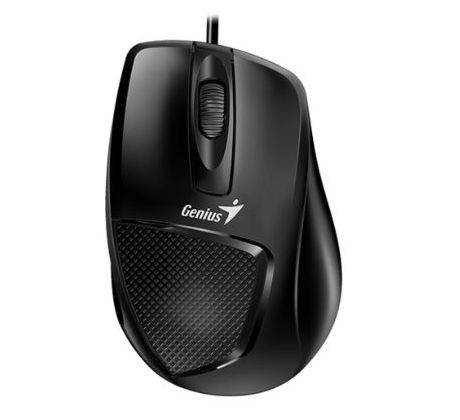 Myš Genius DX-150X ergonomická vertikálna myš pre pravákov, 1000dpi, káblová, USB, čierna (31010231103)