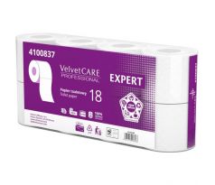 Toaletný papier 3-vrstvový VELVET CARE Expert 100% celulóza 18m (8ks)