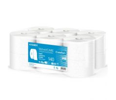Toaletný papier 2-vrstvový VELVET CARE Mini Jumbo 100% celulóza 19 cm, návin 140m (12ks)