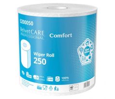 Papierové utierky v rolke 2 -vrstvové VELVET CARE 100% celulóza 250m (2ks)