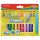 Voskové pastelky KEYROAD Twin Tips trojhranné, mix farieb