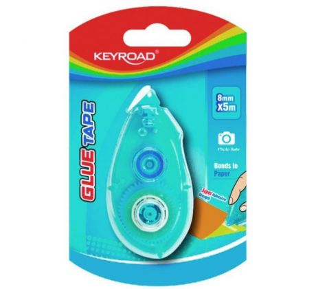 Lepiaci roller KEYROAD Super lepiaca sila, obojstranný, blister