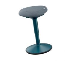 Ergonomická balančná stolička Leitz Ergo na sedenie, zamatová šedá