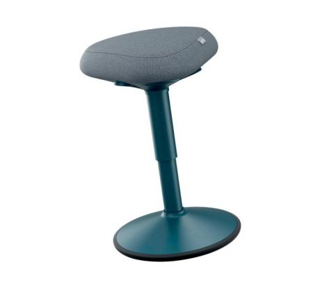 Ergonomická balančná stolička Leitz Ergo na sedenie, zamatová šedá