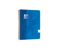 Blok Oxford Nordic Touch modrý, A5+, 70 listov, linajkový