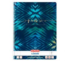 Blok poznámkový Herlitz A4, 80 listov, linajkový, New Batik Fearless
