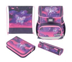 Školská taška Herlitz Loop+ Unicorn, sada
