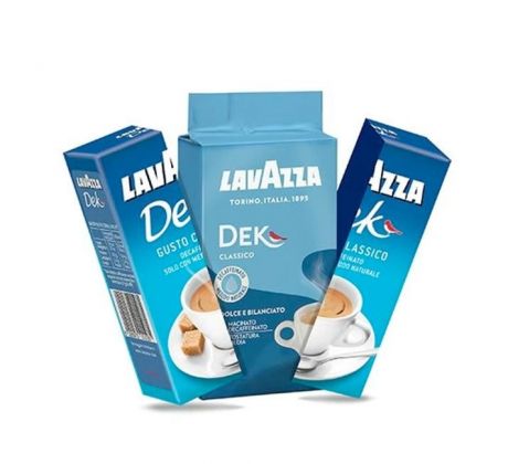 Káva LAVAZZA DEK bezkofeinová, mletá, sáčok, 250 g
