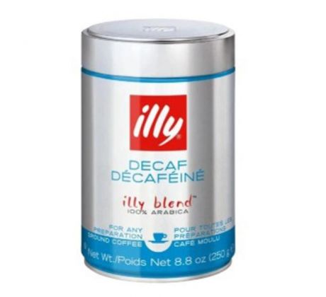 Káva Illy Decaf bezkofeínová 100% Arabica mletá v dóze 250g