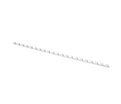Plastové hrebene Q-CONNECT 6mm biele