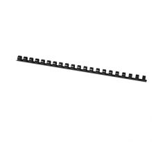 Plastové hrebene Q-CONNECT 12mm čierne