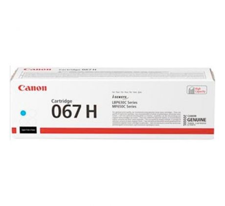 Toner Canon CRG-067H cyan (2.350 str.) pre i-SENSYS MF651Cw/655Cdw/657Cdw, LBP631Cw/633Cdw