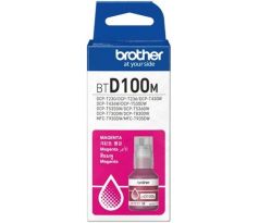 atramentová náplň BROTHER BT-D100M Magenta DCP-T230/T430/T530/T730, MFC-T930 (5000 str.) (BTD100M)