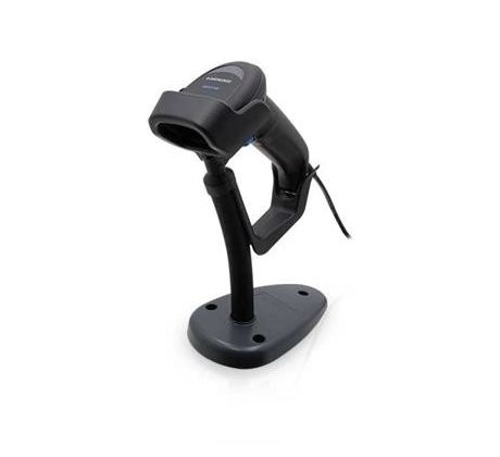 Skener čiarových kódov Datalogic QUICKSCAN LITE 2500 2D IMAGER/KIT W/ COILED USB + STAND BLK (QW2520-BKK11S)