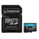 Pamäťová karta Kingston Canvas Go! Plus microSDXC 128GB Class 10, UHS-I, U3, V30, A2, 200/104MB/s (+ adaptér) (SDCG4/128GB)