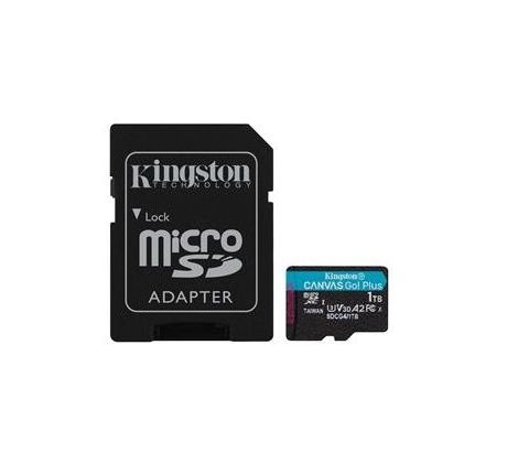 Pamäťová karta Kingston Canvas Go! Plus microSDXC 1TB Class 10, UHS-I, U3, V30, A2, 200/104MB/s (+ adaptér) (SDCG4/1TB)