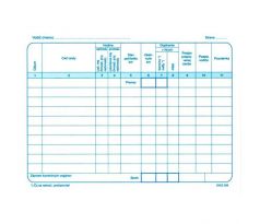 Záznam o prevádzke mot.vozidla osob.dopravy A5 blok 60 list