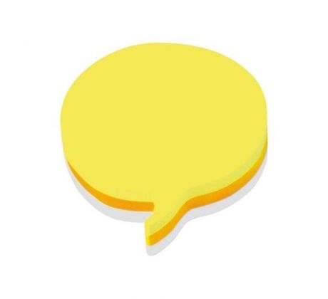 Samolepiaci bloček Speech bubble cube 70x70mm