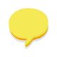Samolepiaci bloček Speech bubble cube 70x70mm