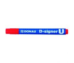 Popisovač permanentný D-singer U červený