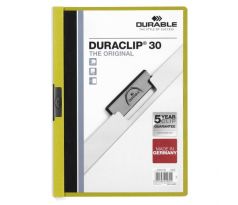 Obal s klipom DURACLIP Original 30 svetlozelený Zakladač s klipom