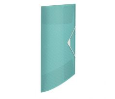 Plastový obal s gumičkou Esselte Colour`Ice modrý