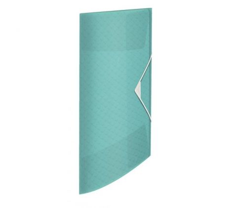 Plastový obal s gumičkou Esselte Colour`Ice modrý