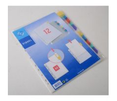 Euroobal A4 s farebným indexom/12 častí