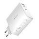 nabíjačka Devia Extreme PD GaN 140W 2x USB-C 1x USB, biela (BRA013523)