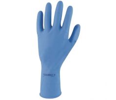 Rukavice ochranné latexové SEMPERVELVET modré veľ. 9/L
