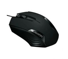 Optická myš Canyon CNE-CMS02B USB drôtová čierna