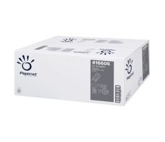 Papierové utierky skladané Papernet C 1-vrstvové, recyklované sivé