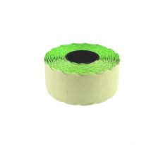Etikety 25x16 mm, cenové, CONTACT, neónovo zelené, oblé rohy