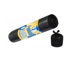 Vrecia 60l 600 x 700 mm 23 mic. 25 ks čierne