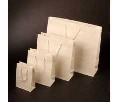 Papierová taška Model 2 biela 42x13x17cm