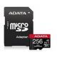 Pamäťová karta ADATA High Endurance micro SDXC karta 256GB UHS-I U3 Class 10 + adaptér (AUSDX256GUI3V30SHA2-RA1)
