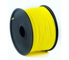 PLA plastic filament for 3D printers, 1.75 mm diameter, yellow (3DP-PLA1.75-01-Y)