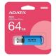USB kľúč ADATA Classic Series C906 64GB USB 2.0 snap-on cap design, modrý (AC906-64G-RWB)